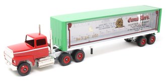 Ford 9000 Day Cab w/Van Trailer "Garosi Bros. - Collectibles & Flea Market"