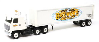 Mack Ultra-Liner COE Sleeper w/Van Trailer "Brewer's Outlet - Lancaster, PA"