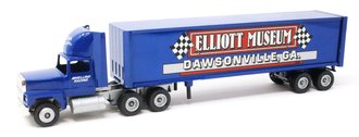 Ford 9000 Day Cab w/Van Trailer "Elliott Museum - Dawsonville, GA"