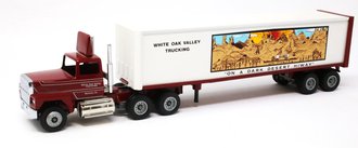 Ford 9000 Day Cab w/Van Trailer "White Oak Valley Trucking"
