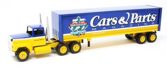 Ford 9000 Day Cab w/Van Trailer "Cars & Parts Magazine - 35th Anniversary - 1992 Edition"