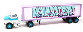 International 4100 Day Cab w/Van Trailer "Das Awkscht Fescht Antique Auto Parts - Nash Metropolitan"