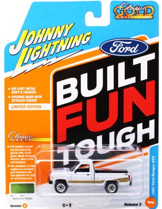 White Lightning 1:64 1987 Ford Ranger STX (Version A) White Lightning 1:64 1987 Ford Ranger STX (Version A)