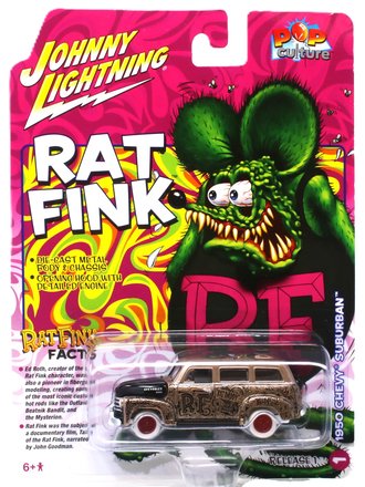 White Lightning 1:64 Rat Fink 1950 Chevy Suburban