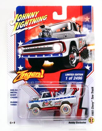 White Lightning 1:64 1965 Chevy Tow Truck Zinger "E.K. Towing" *** VHTF *** White Lightning 1:64 1965 Chevy Tow Truck Zinger "E.K. Towing" *** VHTF ***