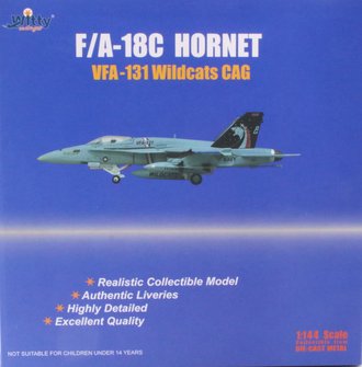McDonnell Douglas F/A-18C Hornet USN VFA-131 Wildcats, AG400, CAG, USS George Washington