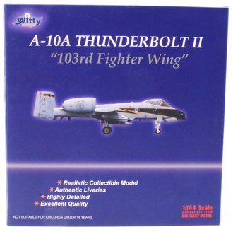 A-10A Thunderbolt II USAF 103rd FW, 118th FS CT ANG, #78-0621 Black Lightning, Bradley ANGB, CT, '03