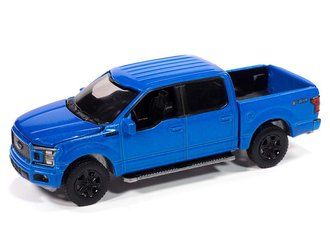 1:64 2020 Ford F-150 Truck (Velocity Blue) ***Bad Blister Card***