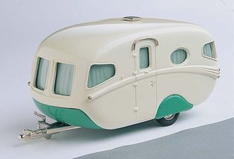 1:43 1956 Willerby Vogue Travel Trailer (Ivory/Jade Green) *** No Original Box ***