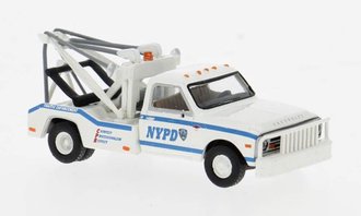1:87 1968 Chevrolet C-30 Wrecker "NYPD" ***Tow Struts Crooked***