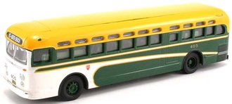 1:50 GM 4502 Bus "San Francisco" *** Missing Mirrors - Minor Roof Paint Chip ***