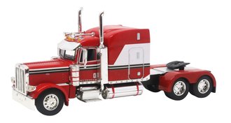 1:64 Peterbilt 379 High Top Sleeper Tractor (Red/White)