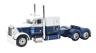 1:64 Peterbilt 379 Sleeper Tractor (Blue/White)