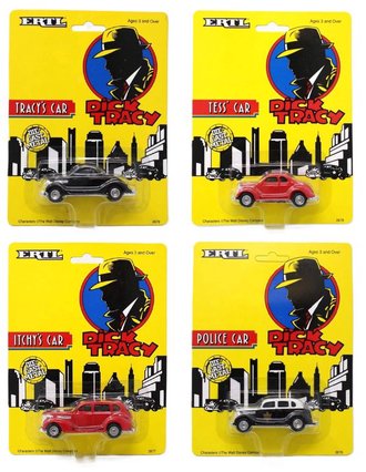 1:64 Dick Tracy (Set of 4) *** Loose - No Packaging***