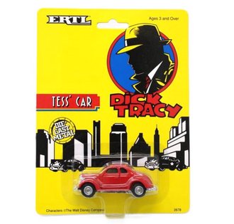 1:64 Dick Tracy - Tess' Car *** Bent Blister Card ***