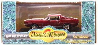 1:43 1967 Shelby GT-350 (Burgundy) ***Bad Sideview Mirror*** 1:43 1967 Shelby GT-350 (Burgundy) ***Bad Sideview Mirror***