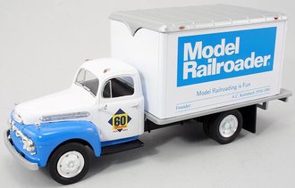 1:34 1951 Ford Dry Goods Van "Model Railroader Magazine" ***No Box, Mirrors Have Been Installed***
