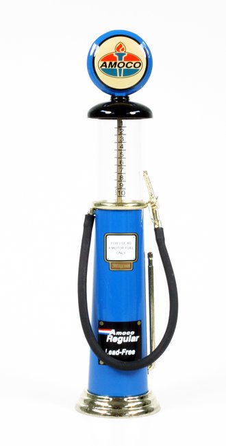 1:10 1930's Wayne Gas Pump "Amoco Gasoline" (Blue) (8" Tall) *** No Original Box ***