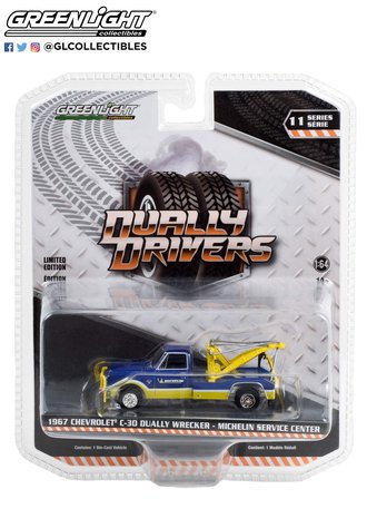 1:64 1967 Chevrolet C-30 Dually Wrecker "Michelin Service Center" ***Loose Front Bumper*** 1:64 1967 Chevrolet C-30 Dually Wrecker "Michelin Service Center" ***Loose Front Bumper***