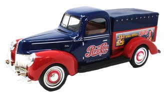 1:18 1940 Ford Pickup Truck Bank "Pepsi Cola" (Blue) ***No Box***