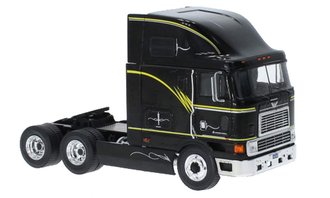 1:43 1995 International Eagle COE Tractor (Black) ***Cracked Case***