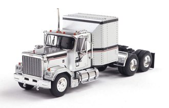 1:64 1980 GMC General (Silver w/Black & Red Stripes) ***Loose Windshield Wiper***