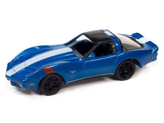 1:64 1979 Chevrolet Corvette (Dark Blue Metallic) ***Bad Blister Card***