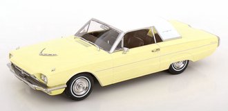 1:18 1966 Ford Thunderbird Hardtop (Yellow/White) ***Broken Passenger Rear Wheel*** 1:18 1966 Ford Thunderbird Hardtop (Yellow/White) ***Broken Passenger Rear Wheel***