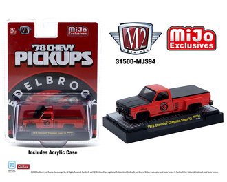 1:64 1978 Chevrolet Cheyenne Super 30 Custom Pickup Truck "Edelbrock" ***Bad Blister Card*** 1:64 1978 Chevrolet Cheyenne Super 30 Custom Pickup Truck "Edelbrock" ***Bad Blister Card***