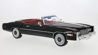 1:18 1976 Cadillac Eldorado Convertible (Black) ***Cracked Glass/Loose Sunvisor/Bad Paint*** 1:18 1976 Cadillac Eldorado Convertible (Black) ***Cracked Glass/Loose Sunvisor/Bad Paint***