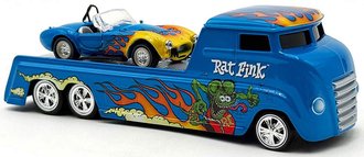 1:64 Rat Fink Hauler w/Cobra Super Snake ***Bad Blister Card***