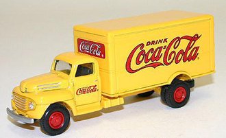 1:64 Ford F-5 Box Van "Coca-Cola" *** Small Paint Chip - No Original Box ***