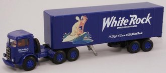 1:64 Mack CJ w/32' Ribbed Trailer "White Rock" *** Paint Rash - No Original Box ***