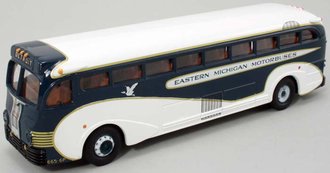 1:50 GM 743 Bus "Eastern Michigan" *** Loose - No Box - Missing Mirrors ***
