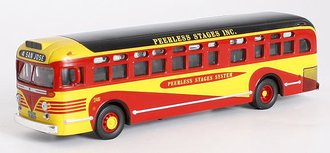 1:50 GM 4509 Bus "Peerless Stages" *** Box Shelf Wear - Missing Mirrors ***