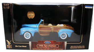 1:18 1946 Ford Sportsman Woody (Blue)