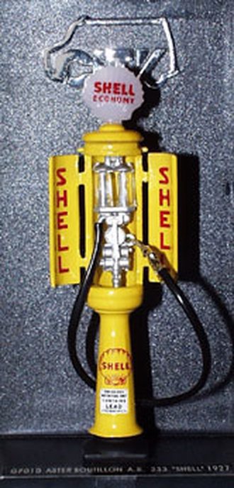 1927 Aster Boutillon Gas Pump "Shell"