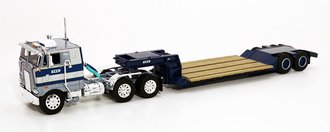 1:64 Peterbilt 352 COE Single Bunk w/Rogers Detachable Lowboy Trailer "Keen Transport" 1:64 Peterbilt 352 COE Single Bunk w/Rogers Detachable Lowboy Trailer "Keen Transport"