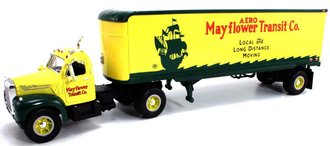 1:34 1960 Mack B-61 w/Van Trailer "Mayflower Moving" 1:34 1960 Mack B-61 w/Van Trailer "Mayflower Moving"