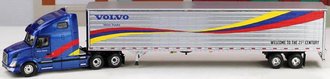 Volvo VN670 w/53' Dry Van Trailer "Volvo" (Blue/Chrome) Volvo VN670 w/53' Dry Van Trailer "Volvo" (Blue/Chrome)