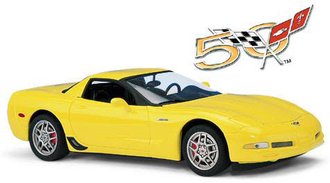 1:24 2003 Corvette Z06 Hardtop - 50th Anniversary (Yellow)